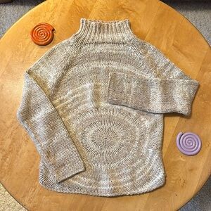 Vintage Spiral Turtleneck Sweater